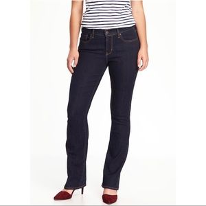Dark wash old navy boot cut jeans